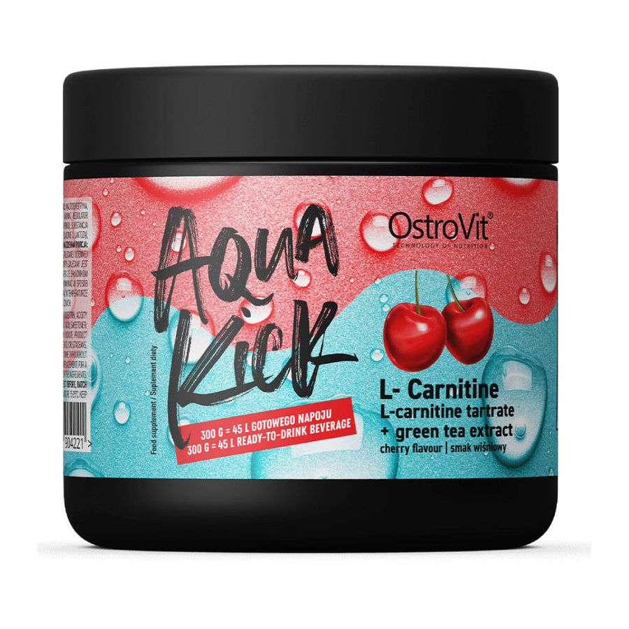 Carnitina | Aqua Kick L-Carnitine pudra, 300g, Ostrovit, Supliment alimentar pentru energie 0