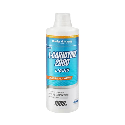 Carnitina L - Carnitina 2000, 1000ml, lichid, Body Attack, Supliment slabire 1
