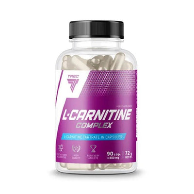 Carnitina | L-carnitina complex 90 capsule, Trec Nutrition, Supliment alimentar pentru slabire 0