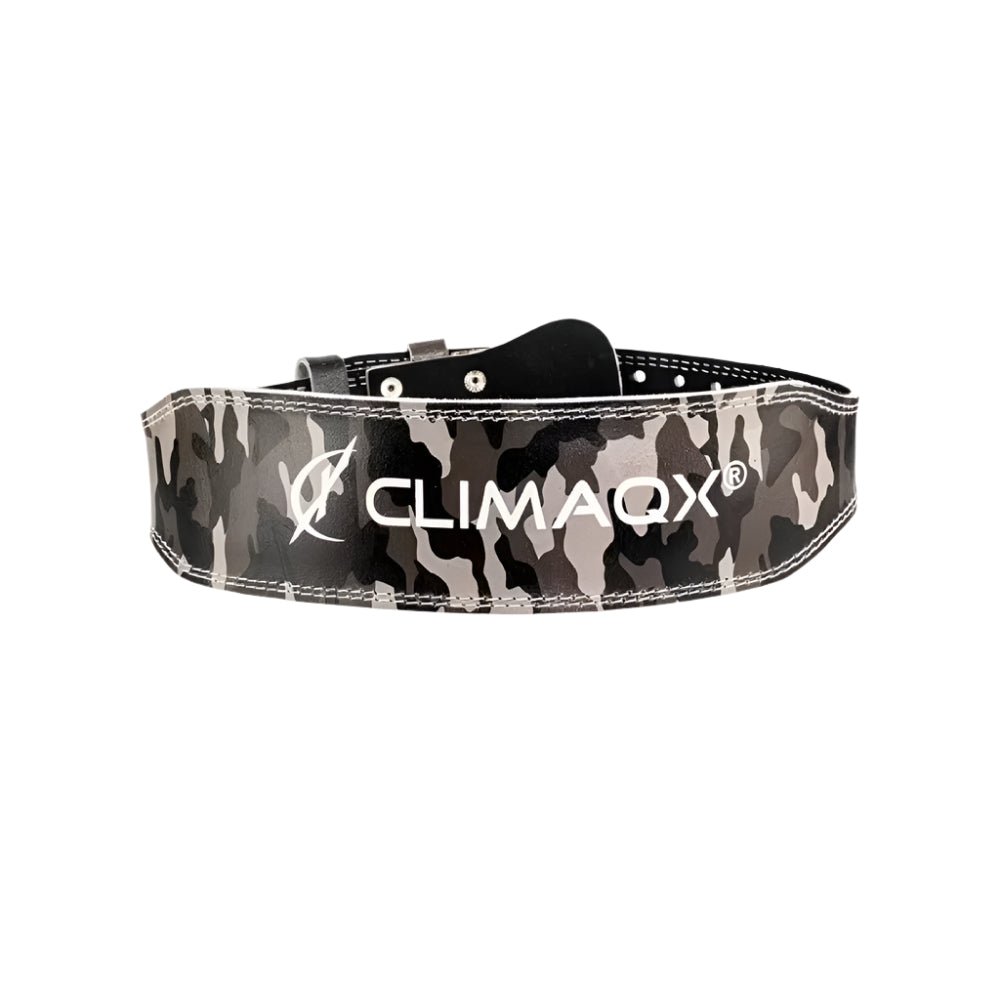 Centura piele Power Belt, Climaqx, Centura sala IFBB cu prindere otel si protectie lombara 2