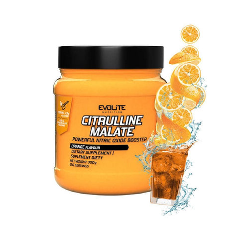 Pre-workout Citrulina malat pudra, 300g, Evolite Nutrition, Supliment alimentar pre-workout 3