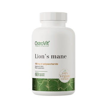 Suplimente sanatate Ciuperca Coama Leului Lion's Mane Vege 60 capsule, Ostrovit, Supliment alimentar vegan pentru sanatate 1