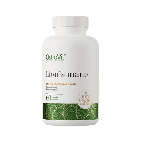 Suplimente sanatate Ciuperca Coama Leului Lion's Mane Vege 60 capsule, Ostrovit, Supliment alimentar vegan pentru sanatate 1