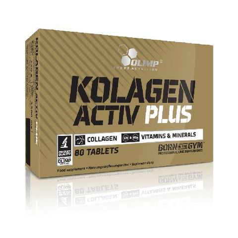 Colagen | Colagen Activ Plus, 80 tablete, Olimp Sport Nutrition, Supliment alimentar pentru oase si articulatii 0