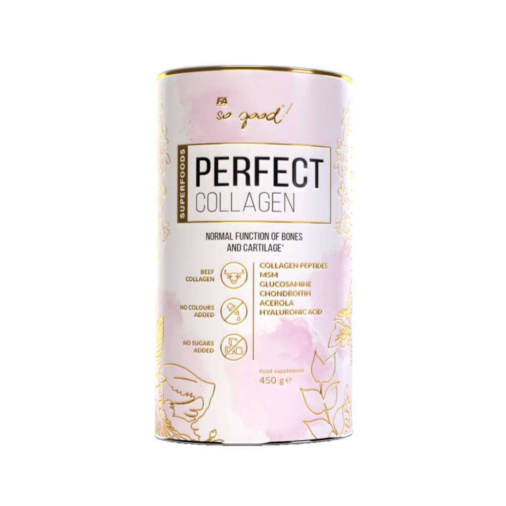 Colagen | So Good! Perfect Collagen pudra, 450g, Fitness Authority, Colagen pentru oase si articulatii 0