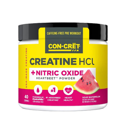 Pre-workout Con-Cret HCL+Nitric Oxide 242g, pudra, Promera, Supliment alimentar de tip pre-workout fara cofeina 1