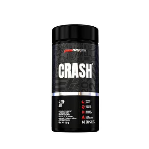 Crestere masa musculara Crash 60 capsule, ProSupps, Supliment alimentar pentru somn odihnitor si crestere masa musculara 1