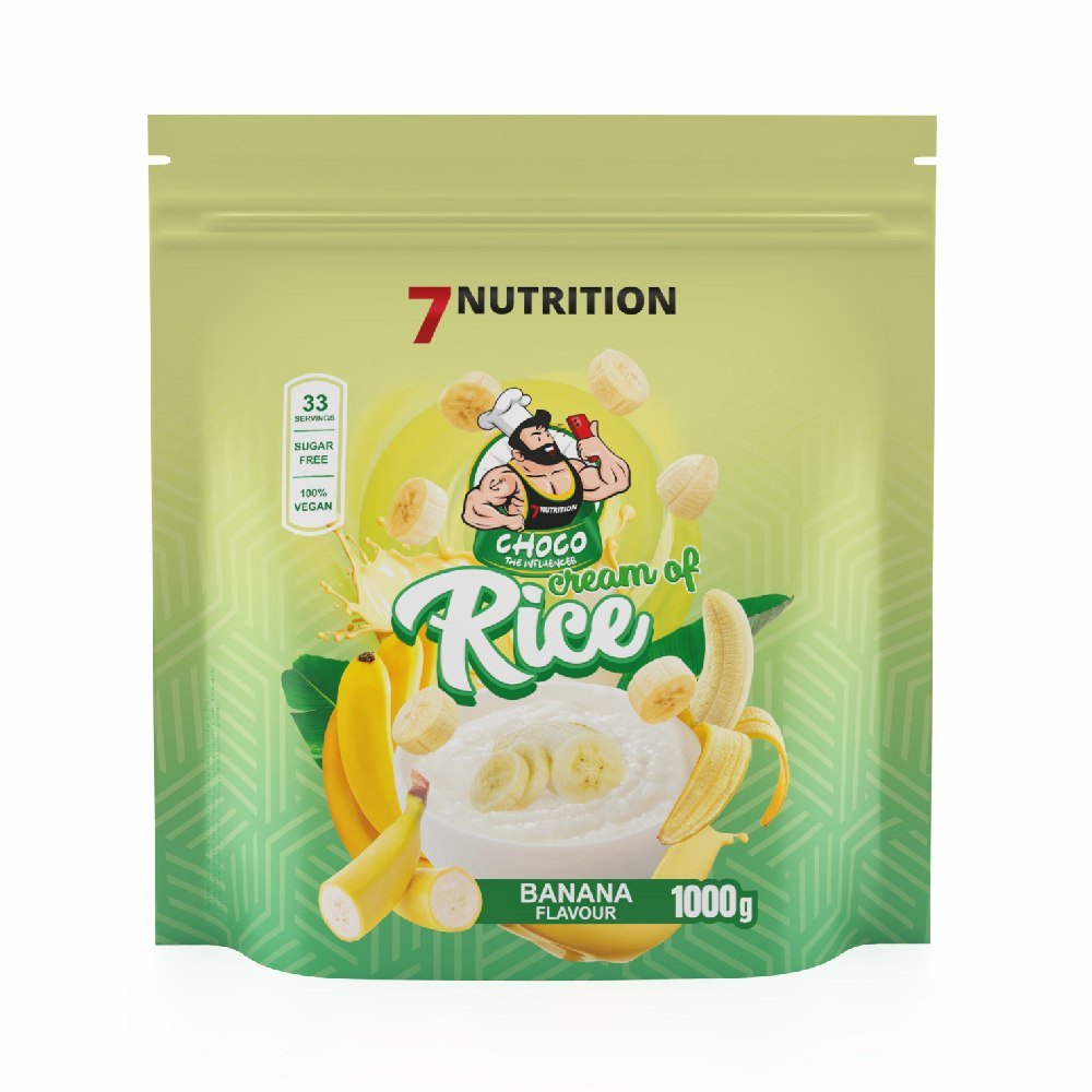 Cream of Rice 1000g, 7Nutrition, Crema de orez fara zahar - Nutriland®
