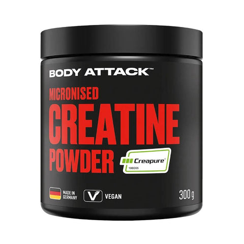 Creatina Creatina monohidrat micronizata Creapure®, pudra, 300g, Body Attack, Supliment crestere masa musculara 1