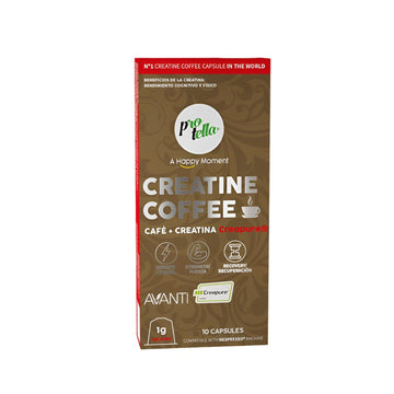 Creatine Coffee X 10 Capsule, 40G, Protella, Cafea cu creatina 1
