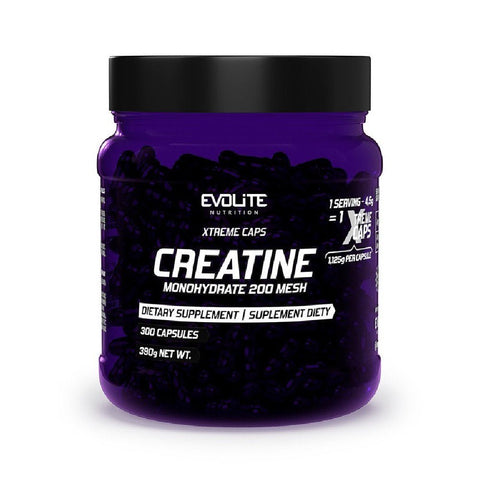 Creatina Creatine Monohydrate Xtreme 300 capsule, Evolite, Supliment alimentar pe baza de creatina monohidrat 1