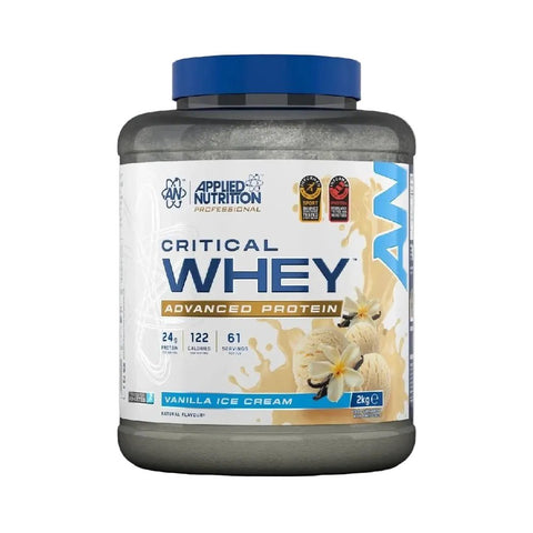 Proteine Critical Whey, pudra, 2kg, Applied Nutrition, Concentrat si izolat proteic din zer 10