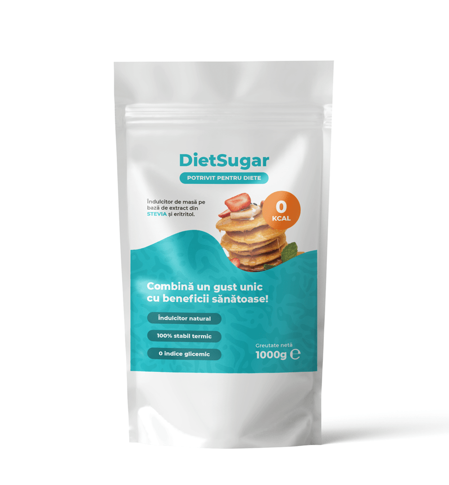 Arome si indulcitori Diet Sugar, 1kg, Nutriland, Indulcitor Natural 0 Calorii, 0 Indice Glicemic | Alternativa Sanatoasa la Zahar 1