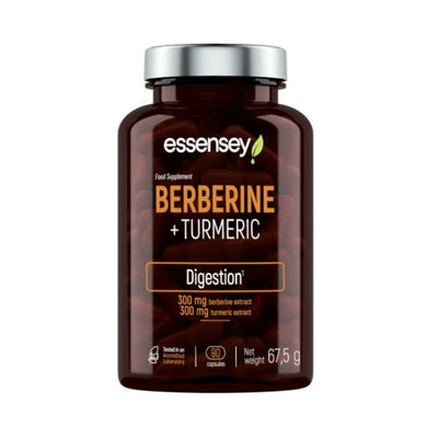 Digestie Essensey Berberina + Turmeric 90 capsule, Trec Nutrition, Supliment alimentar pentru sanatate 1