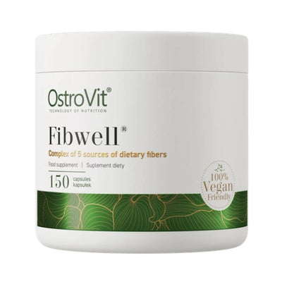 Digestie Fibwell VEGE 150 capsule, Ostrovit, Supliment alimentar pe baza de fibre 1