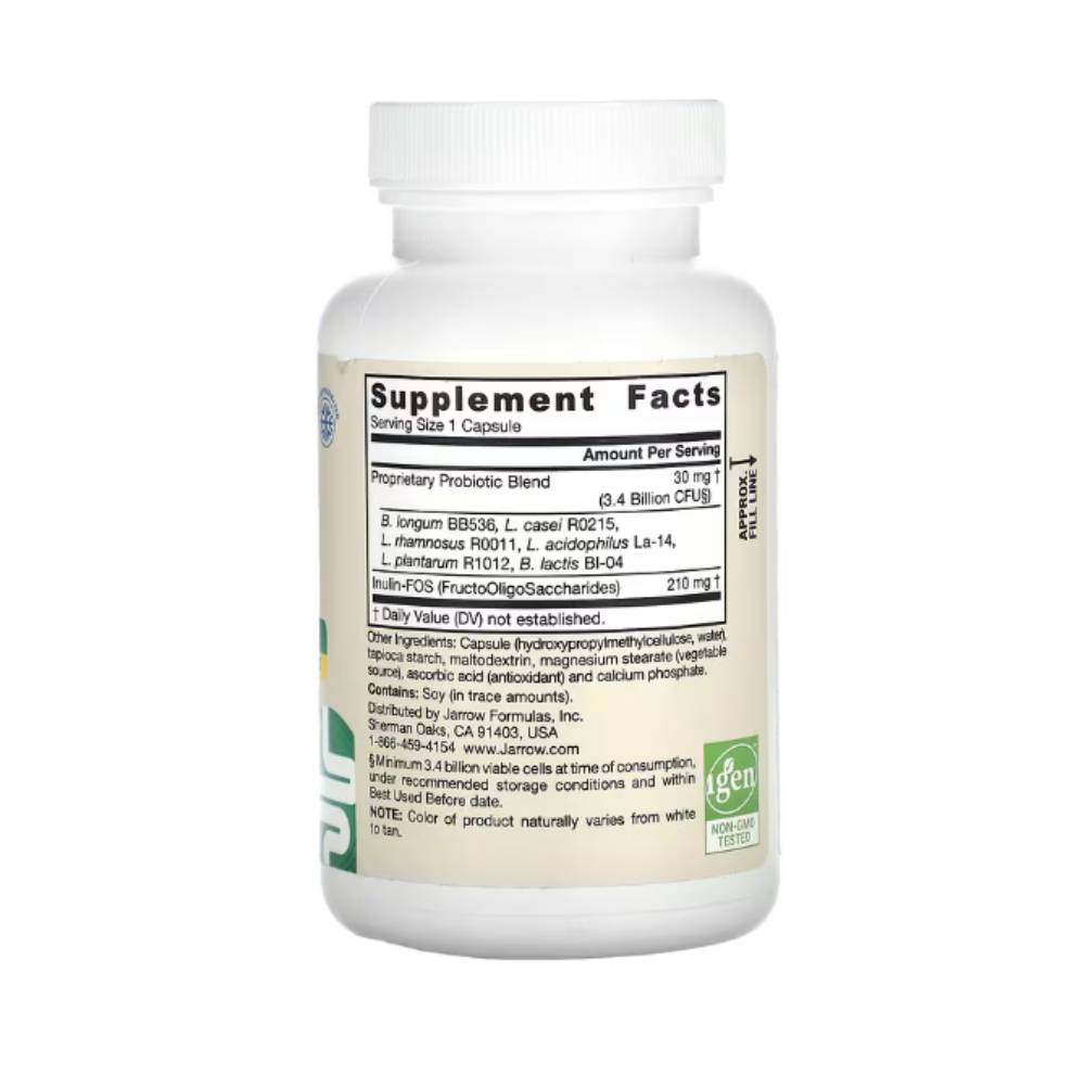Digestie Jarro - Dophilus FOS, 200 capsule, Jarrow Formulas, Supliment alimentar probiotic 2
