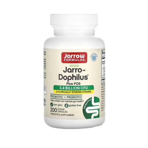 Digestie Jarro - Dophilus FOS, 200 capsule, Jarrow Formulas, Supliment alimentar probiotic 1