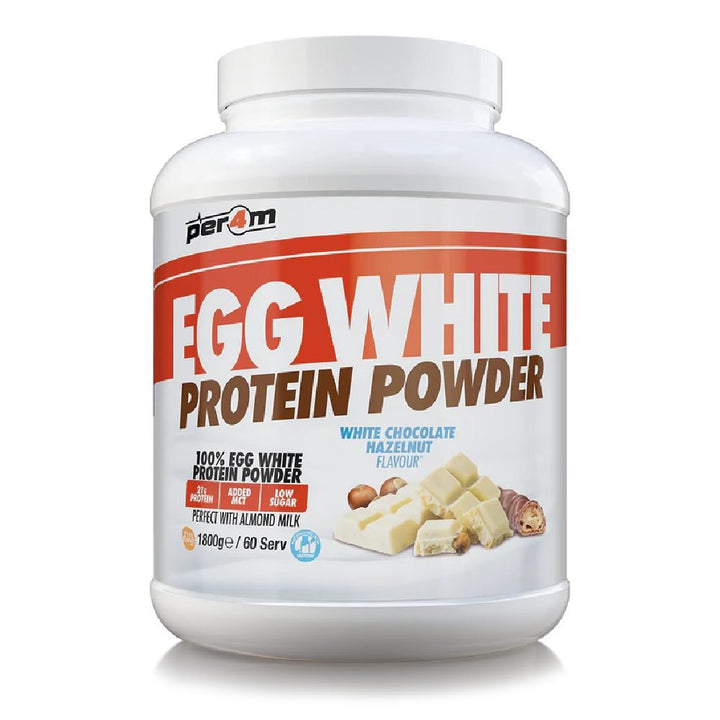 Egg White Protein Powder, pudra, 1800g, Per4m, Proteine din ou 1