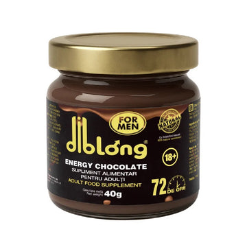 Alte alimente Energy Chocolate For Men 40g, Diblong, Supliment alimentar pentru barbati sub forma de ciocolata tartinabila, cu ingrediente naturale care sustin sanatatea sexuala si functia erectila 1