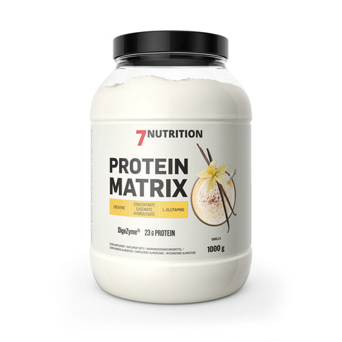 Protein Matrix, 1000g, pudra, 7Nutrition, Amestec proteic cu colagen, creatina si L-glutamina