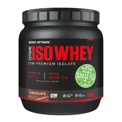 Extreme Iso Whey, pudra, 500g, Body Attack, Izolat proteic din zer 1