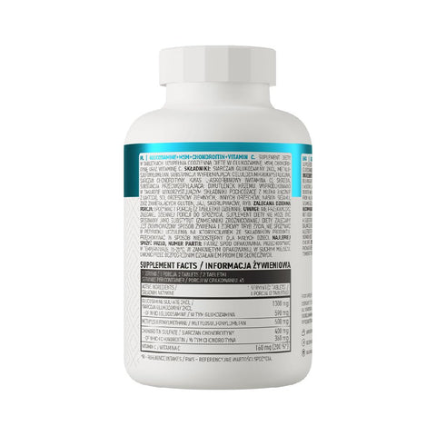 Oase si articulatii Glucosamine+MSM+Chondroitin+Vitamina C 90 tablete, Ostrovit, Supliment alimentar pentru sanatate 2