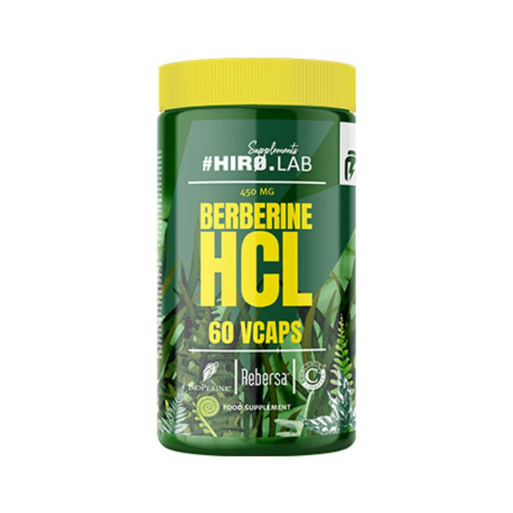Berberina HCL, 60 capsule, Hiro Lab, Supliment alimentar pentru sanatate