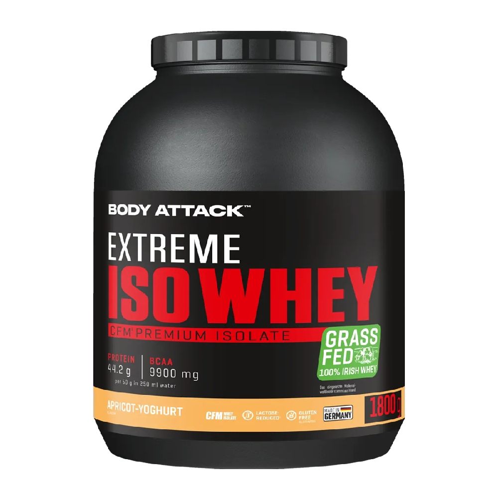 Extreme Iso Whey, pudra, 1,8kg, Body Attack, Izolat proteic din zer