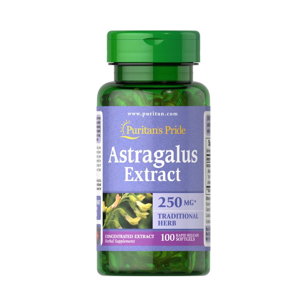 Puritan's Pride | Extract de Astragal 250mg, 100 capsule, Puritan’s Pride, Supliment alimentar pentru sanatate 0