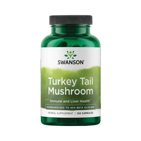 Hepatoprotectoare | Extract de Ciuperca coada curcanului 120 capsule, Swanson, Supliment alimentar pentru sanatate 0