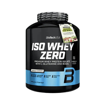 Proteine Iso Whey Zero 1816g, pudra, Biotech USA, Izolat proteic din zer 1