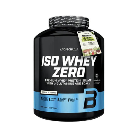 Proteine Iso Whey Zero 1816g, pudra, Biotech USA, Izolat proteic din zer 1