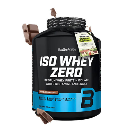 Proteine Iso Whey Zero 2,3kg, pudra, Biotech USA, Izolat proteic din zer 2