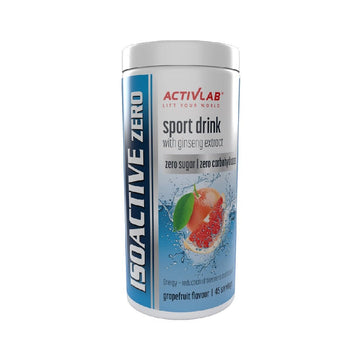 Suplimente sanatate Isoactive Zero 225g, pudra, Activlab, Bautura izotonica fara zahar 1