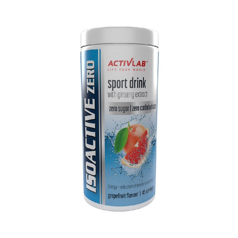 Suplimente sanatate Isoactive Zero 225g, pudra, Activlab, Bautura izotonica fara zahar 1