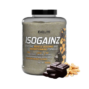 Gainer IsoGainz 4000g, pudra, Evolite, Supliment alimentar de tip mass gainer 1
