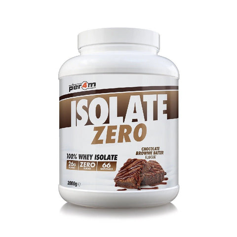 Isolate zero, pudra, 2000g, PER4M, Supliment alimentar pentru crestere masa musculara 5