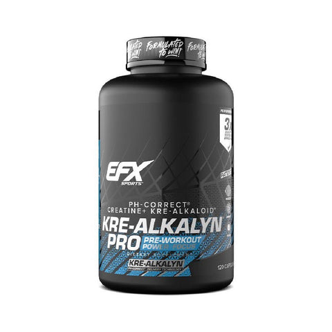 Creatina Kre-Alkalyn Pro 120 capsule, EFX Sports, Supliment alimentar de tip creatina tamponata cu efect pre-workout 1