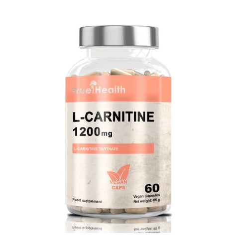 L-Carnitine 1200mg 60 capsule vegane, True Health