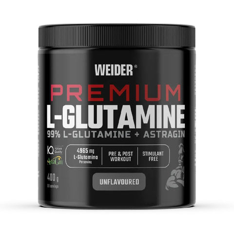 L - glutamina + Astragin, pudra, 400g, Weider, Supliment alimentar pentru refacere 1