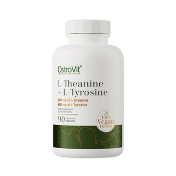 Suplimente sanatate L-teanina & L-tirozina VEGE 90 capsule, Ostrovit, Supliment alimentar pentru glanda tiroida 1