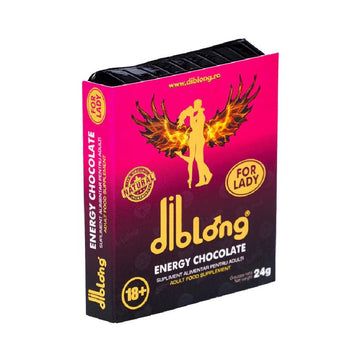 Alte alimente Lady Chocolate 24g, Diblong, Supliment alimentar pentru femei pe baza de ciocolata, cu plante care sustin sanatatea sexuala si recapatarea energiei 1
