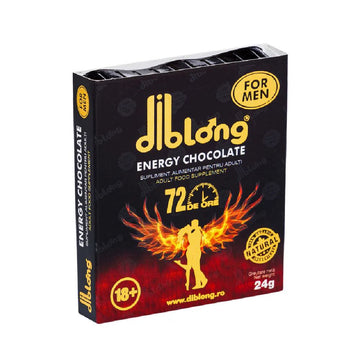Alte alimente Men Chocolate 24g, Diblong, Supliment alimentar pentru barbati pe baza de ciocolata, cu plante care sustin sanatatea sexuala si functia erectila 1