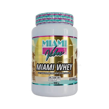 Proteine Miami Whey 908g, pudra, Miami Vibes, Proteina din zer 1