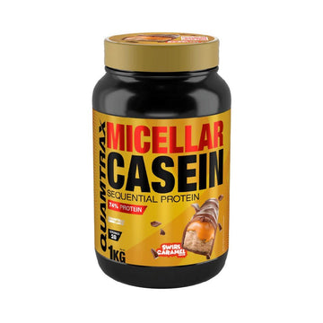 Proteine Micellar Casein 1kg, pudra, Quamtrax, Supliment alimentar proteic cu absorbtie lenta 1