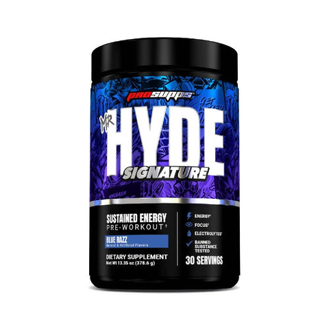 Pre-workout Mr. Hyde Signature 300g, pudra, ProSupps, Supliment alimentar de tip pre-workout cu cofeina 3