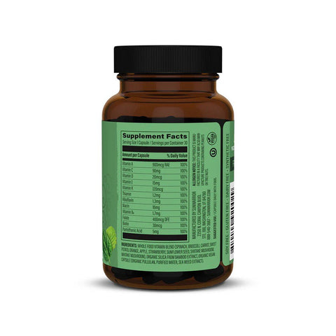 MULTI - V 30 capsule vegane, Sunwarrior, Supliment alimentar de tip vitamine si minerale 2