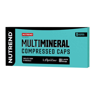 undefined | Multimineral Compressed Caps, 60 capsule, Nutrend, Complex de minerale 0