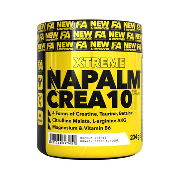 Creatina Napalm Crea 10 234g, pudra, Fitness Authority, Supliment alimentar cu 4 forme de creatina 1