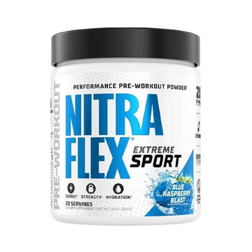 Pre-workout NitraFlex extreme Sport 309g, pudra, GAT Sport, Pre-workout cu cofeina 1
